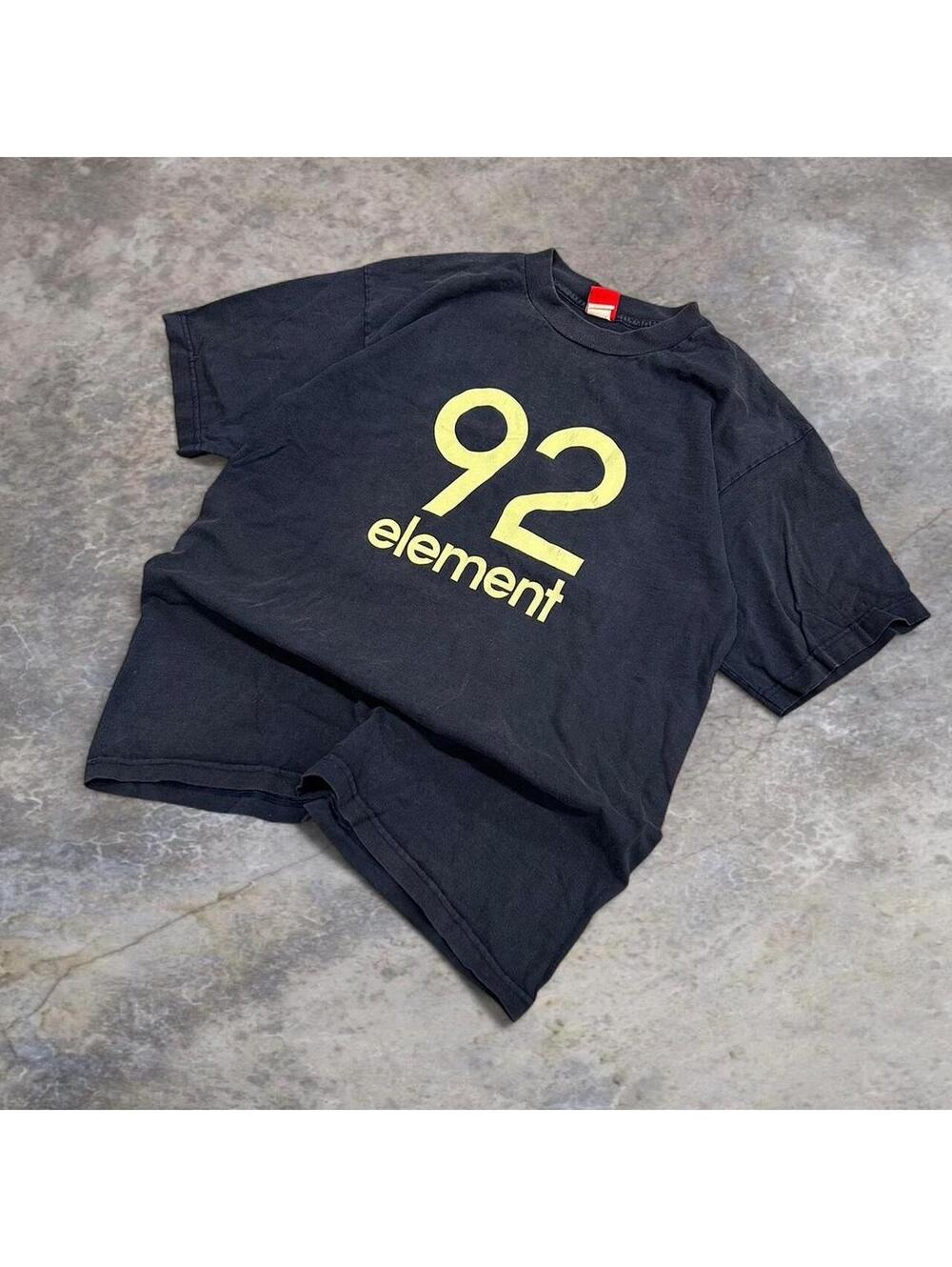 Element Men's Black and Navy Tshirt